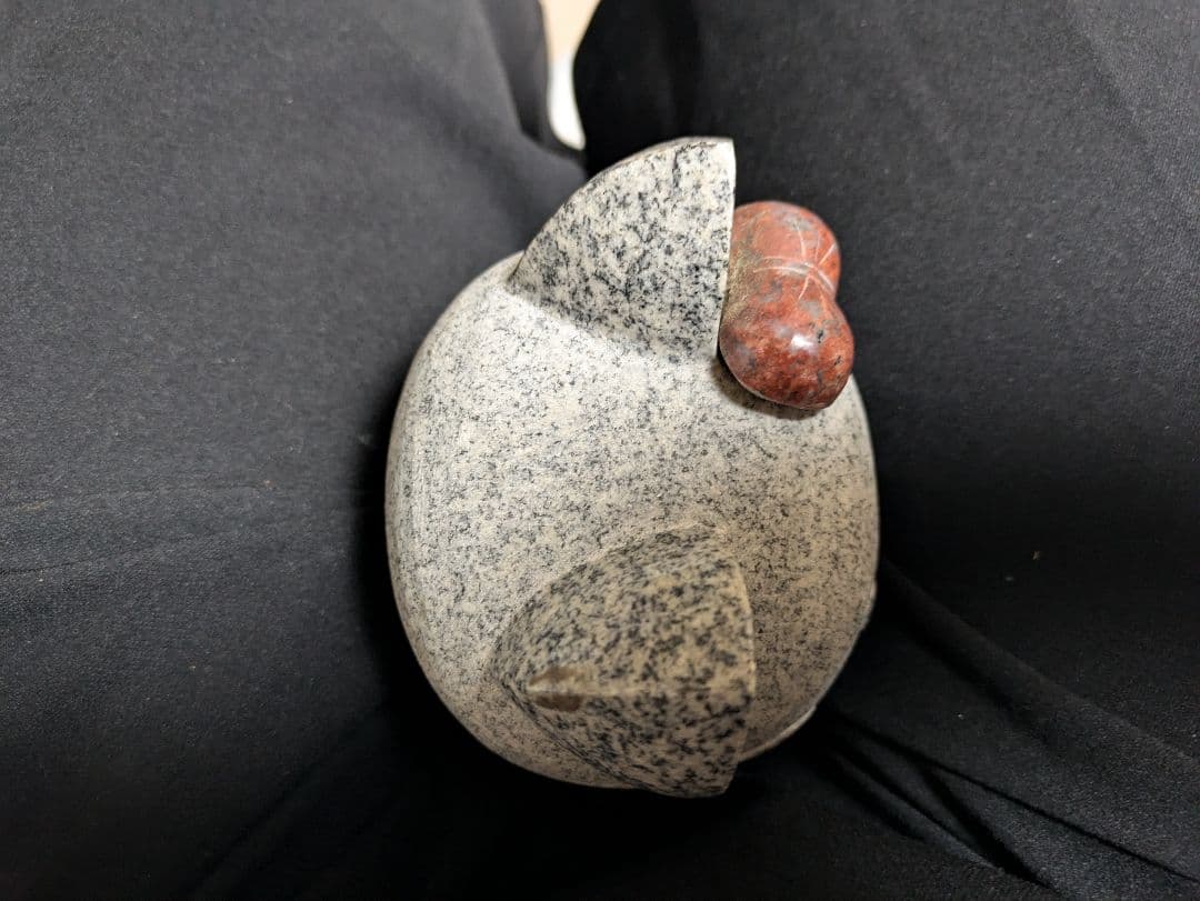 御影石　石像　インテリア　庭置