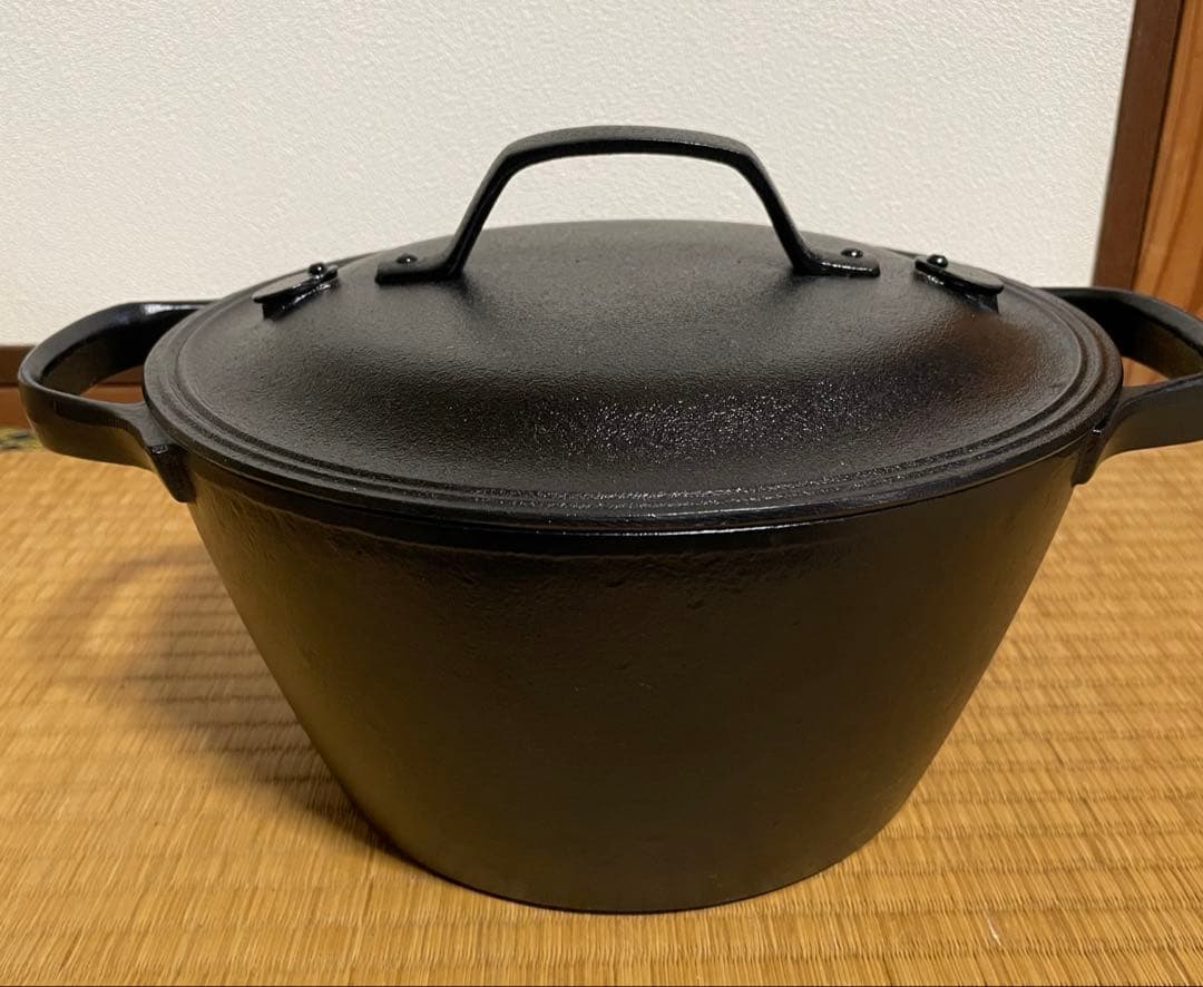 送料無料 南部盛栄堂 岩手県水沢 南部鉄器 クックトップ 煮込み鍋 未使用品