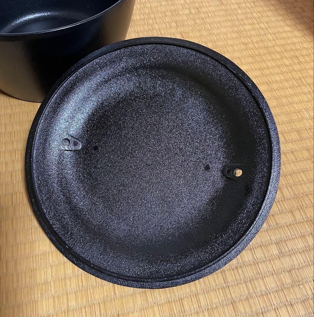 送料無料 南部盛栄堂 岩手県水沢 南部鉄器 クックトップ 煮込み鍋 未使用品