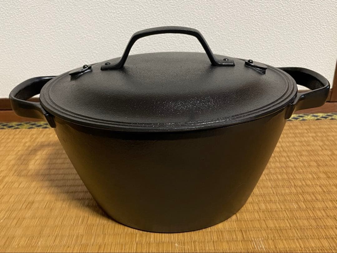 送料無料 南部盛栄堂 岩手県水沢 南部鉄器 クックトップ 煮込み鍋 未使用品