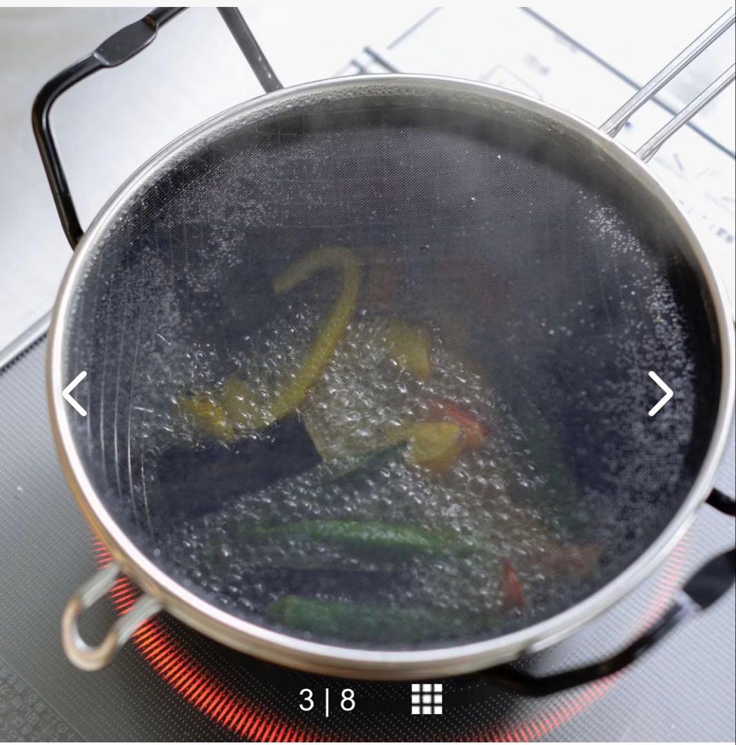 la base ラバーゼ　IH対応・鉄揚げ鍋セット（22cm）