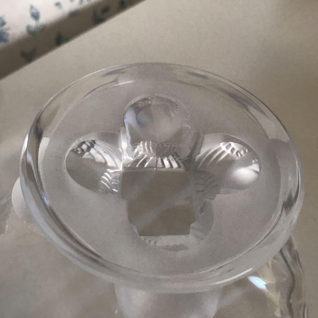 ✨未使用✨LALIQUE ラリック 小鳥のクリスタルボウル ノジャン コンポート