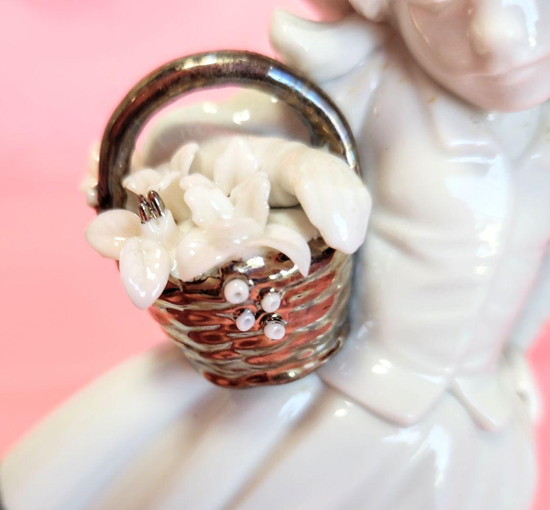 相原百合子リヤドロ【未使用・箱栞付き】《甘い花の香り》7036 〚リデコ〛