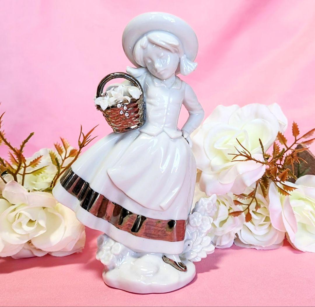 相原百合子リヤドロ【未使用・箱栞付き】《甘い花の香り》7036 〚リデコ〛