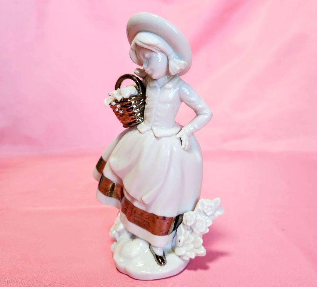 相原百合子リヤドロ【未使用・箱栞付き】《甘い花の香り》7036 〚リデコ〛