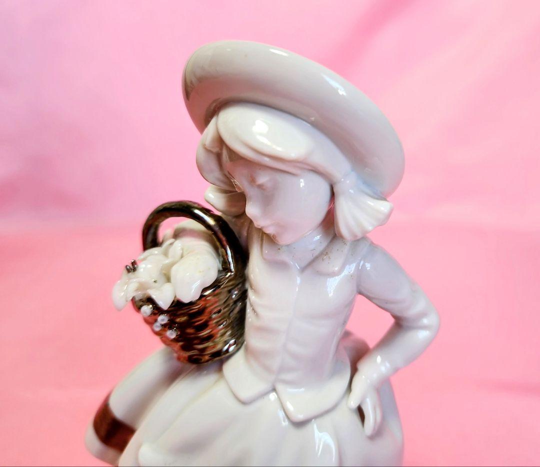 相原百合子リヤドロ【未使用・箱栞付き】《甘い花の香り》7036 〚リデコ〛