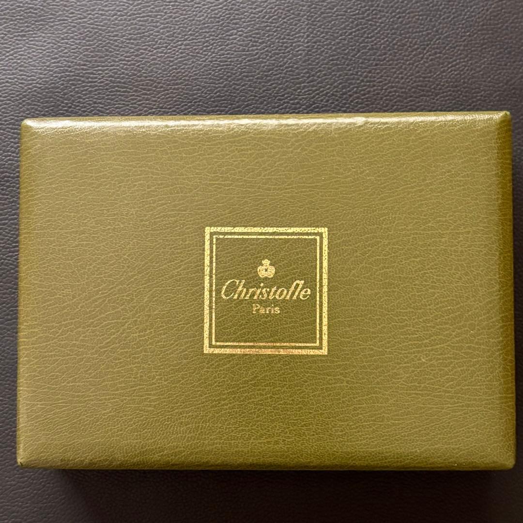 未開封クリストフル　アリアゴールドリング　コーヒースプーン6点　ボックス付き