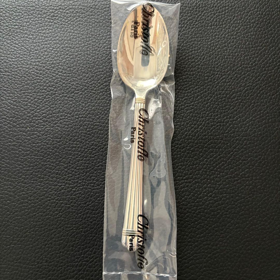 未開封クリストフル　アリアゴールドリング　コーヒースプーン6点　ボックス付き