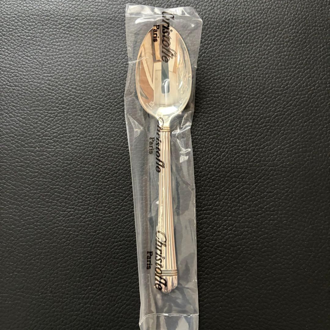 未開封クリストフル　アリアゴールドリング　コーヒースプーン6点　ボックス付き