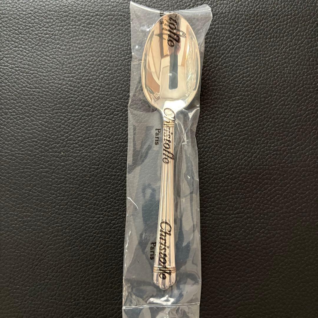 未開封クリストフル　アリアゴールドリング　コーヒースプーン6点　ボックス付き