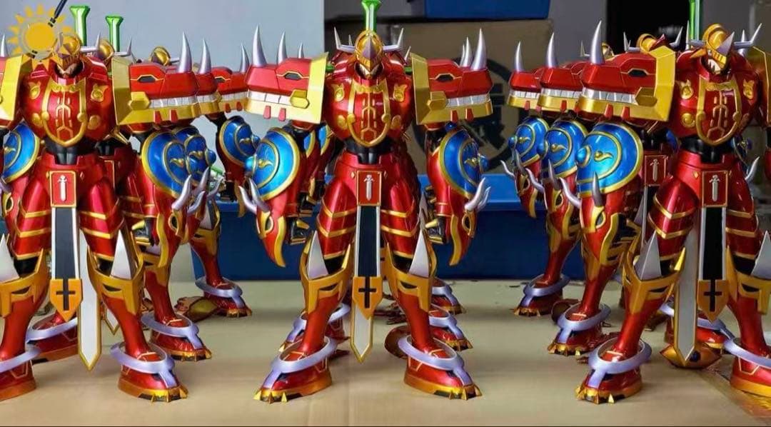 デジモン カイゼルグレイモン 樹脂フィギュア ガレージキット