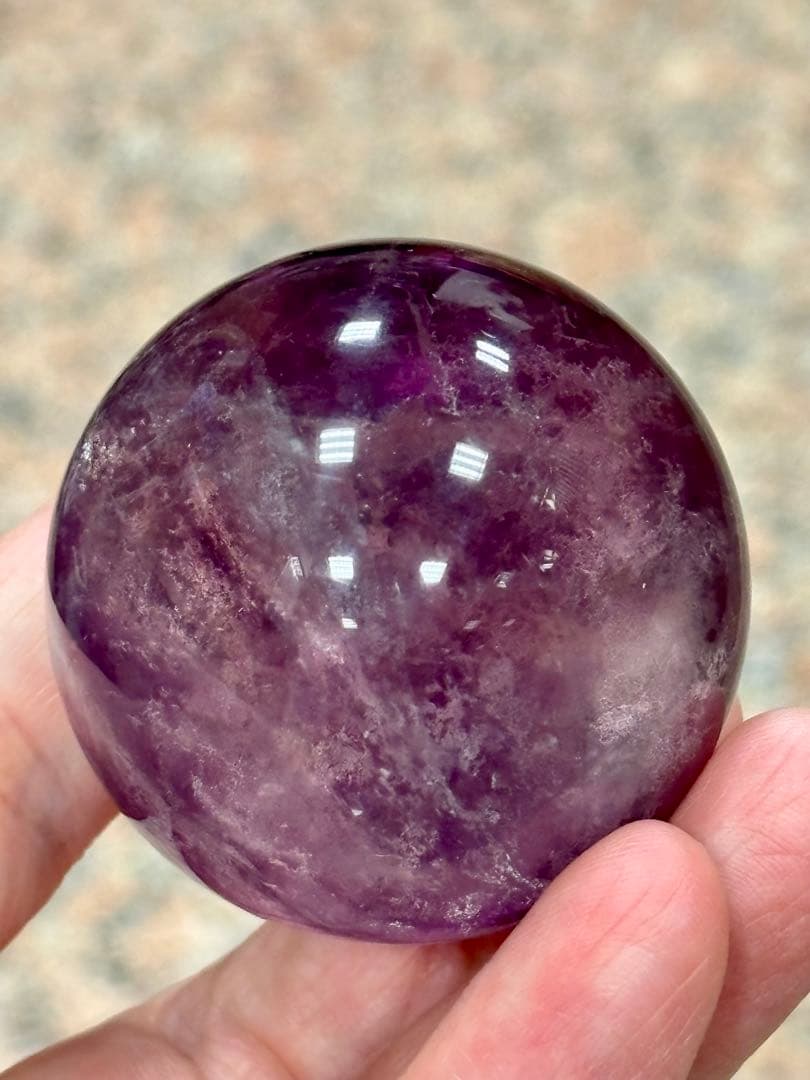 【あーきゃん】キャンディフローライト4.5cm テラヘルツ亀さん一連売り