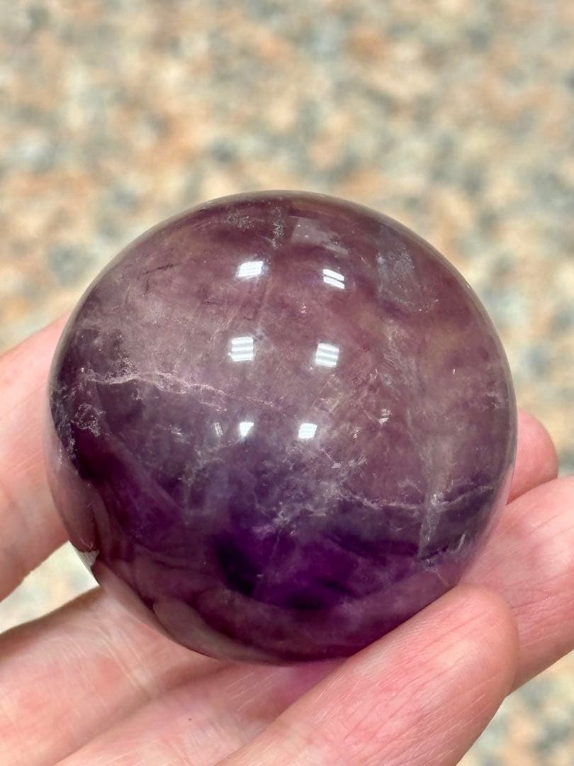 【あーきゃん】キャンディフローライト4.5cm テラヘルツ亀さん一連売り