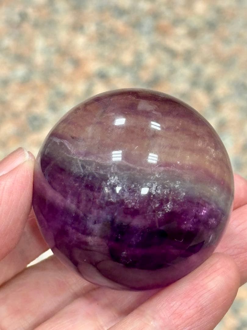 【あーきゃん】キャンディフローライト4.5cm テラヘルツ亀さん一連売り