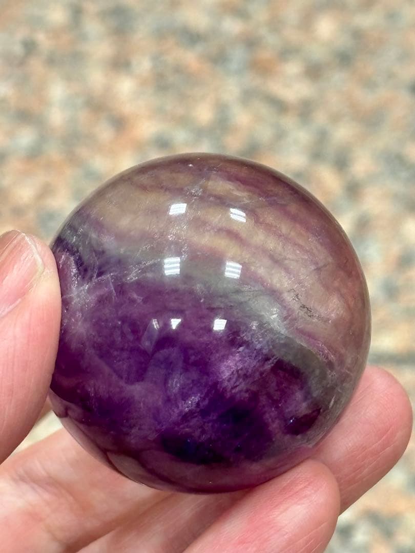 【あーきゃん】キャンディフローライト4.5cm テラヘルツ亀さん一連売り