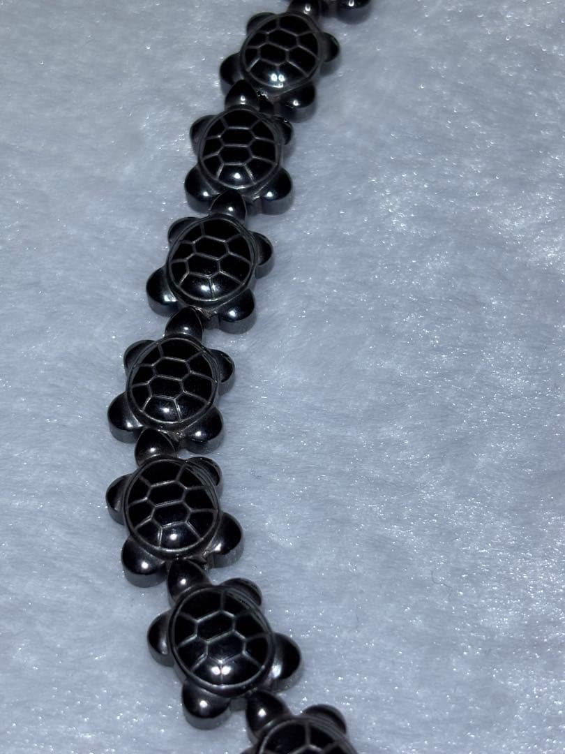 【あーきゃん】キャンディフローライト4.5cm テラヘルツ亀さん一連売り