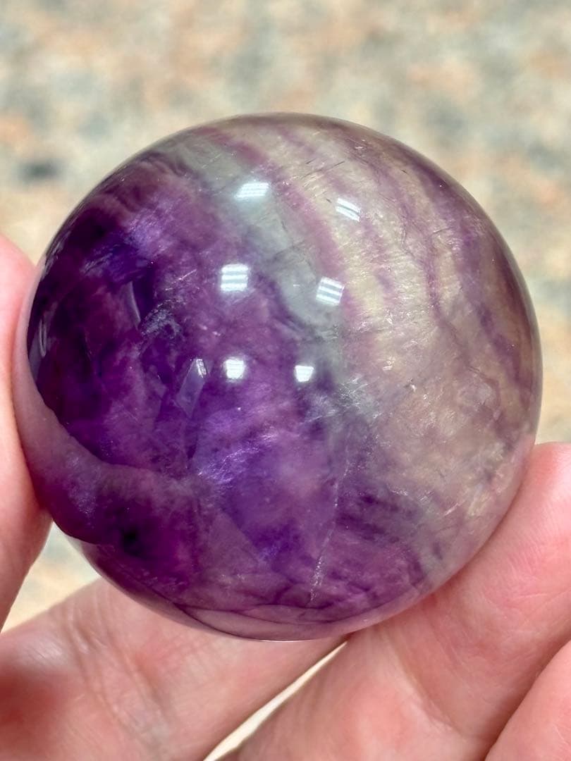 【あーきゃん】キャンディフローライト4.5cm テラヘルツ亀さん一連売り