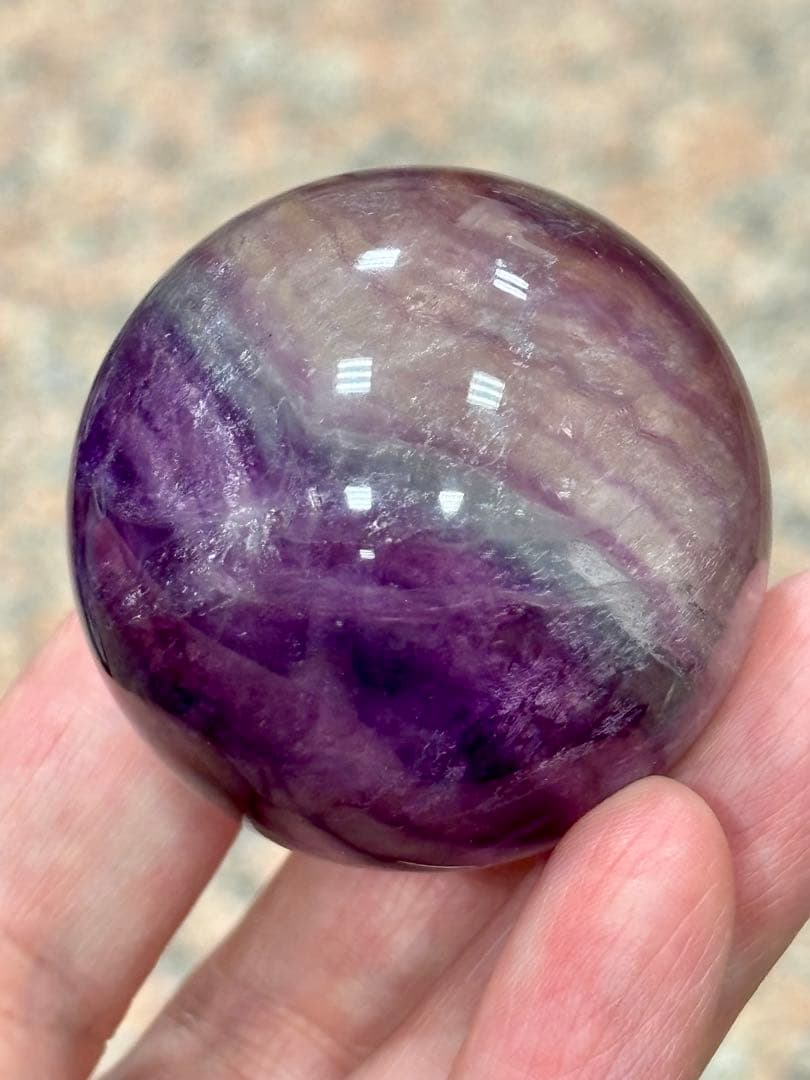 【あーきゃん】キャンディフローライト4.5cm テラヘルツ亀さん一連売り