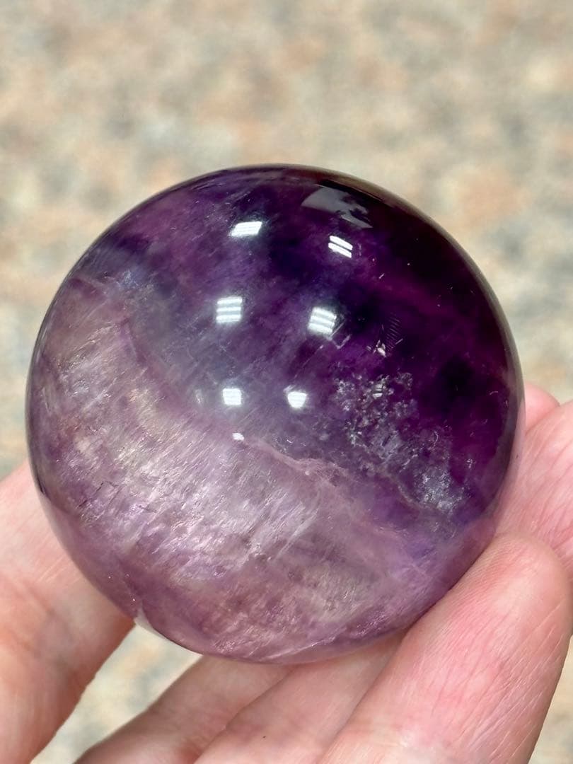 【あーきゃん】キャンディフローライト4.5cm テラヘルツ亀さん一連売り