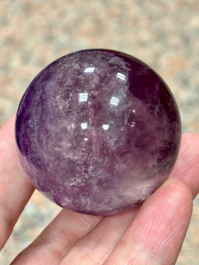 【あーきゃん】キャンディフローライト4.5cm テラヘルツ亀さん一連売り