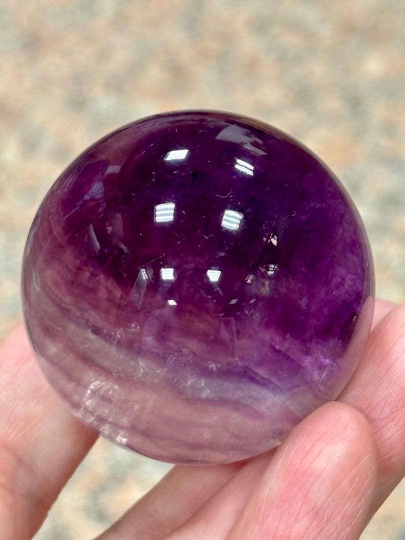 【あーきゃん】キャンディフローライト4.5cm テラヘルツ亀さん一連売り