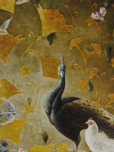 井手尾摂子、【Rain Forest】、希少な額装用画集画、新品高級額 額装付