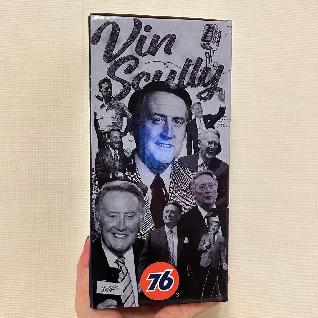 Dodgers Vin Scully ボブルヘッド2025年5月（未開封)