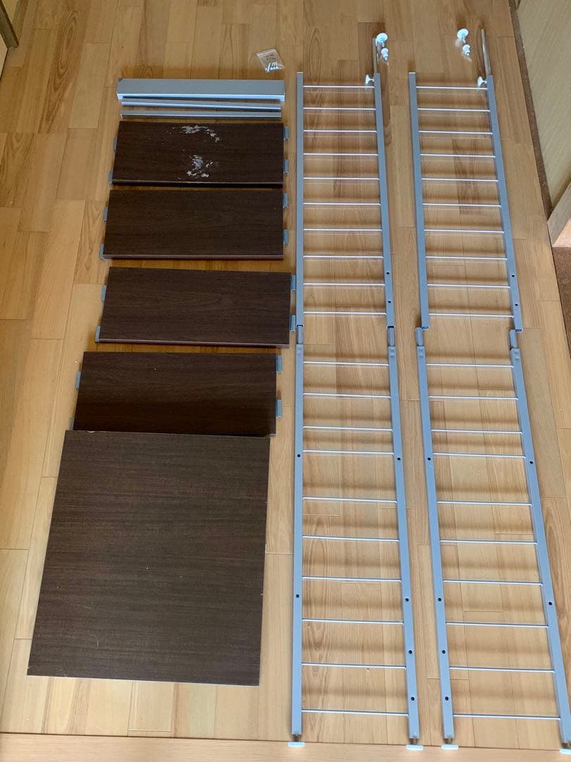 突っ張り式高さ調節　デスクラック 幅60cm