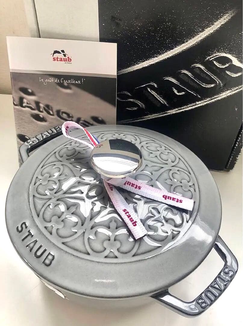 新品】超レア ストウブ Wa-NABE S リリー グレー - メルカリ