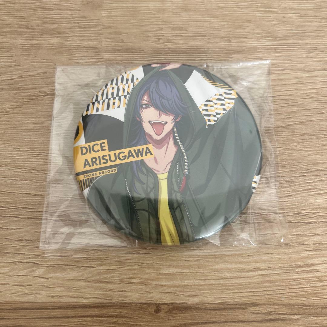 ヒプノシスマイク ヒプマイ ew04 有栖川帝統 缶バッジ - メルカリ