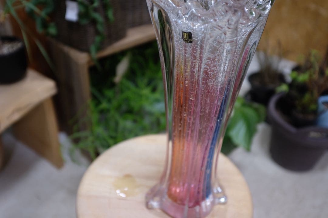 マルティグラス　フラワーシェイプ ガラス花瓶