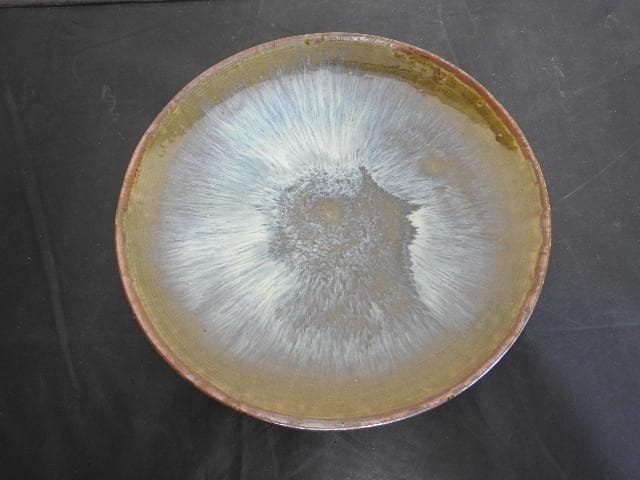 亀井味楽造　高鳥　御菓子鉢　共箱　M1500