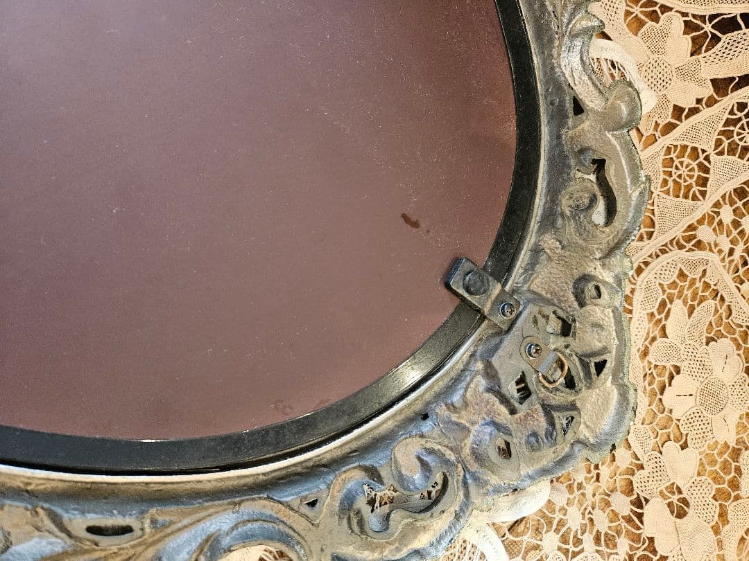 フランスアンティーク風　ミラー　鏡　ヴィンテージ　ブロカント