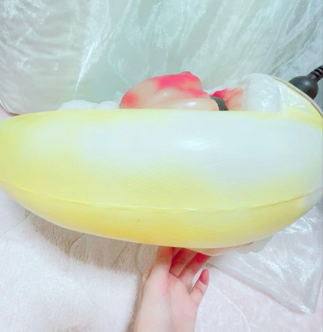 ヴィンテージ　サンタと月ライト　オーナメント　ランプ　ムーンライト