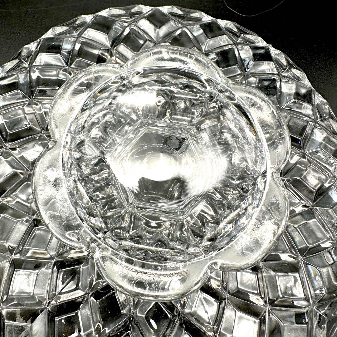 オールドバカラ ディアマン・カレDeposeデポーズ 脚付クリスタル