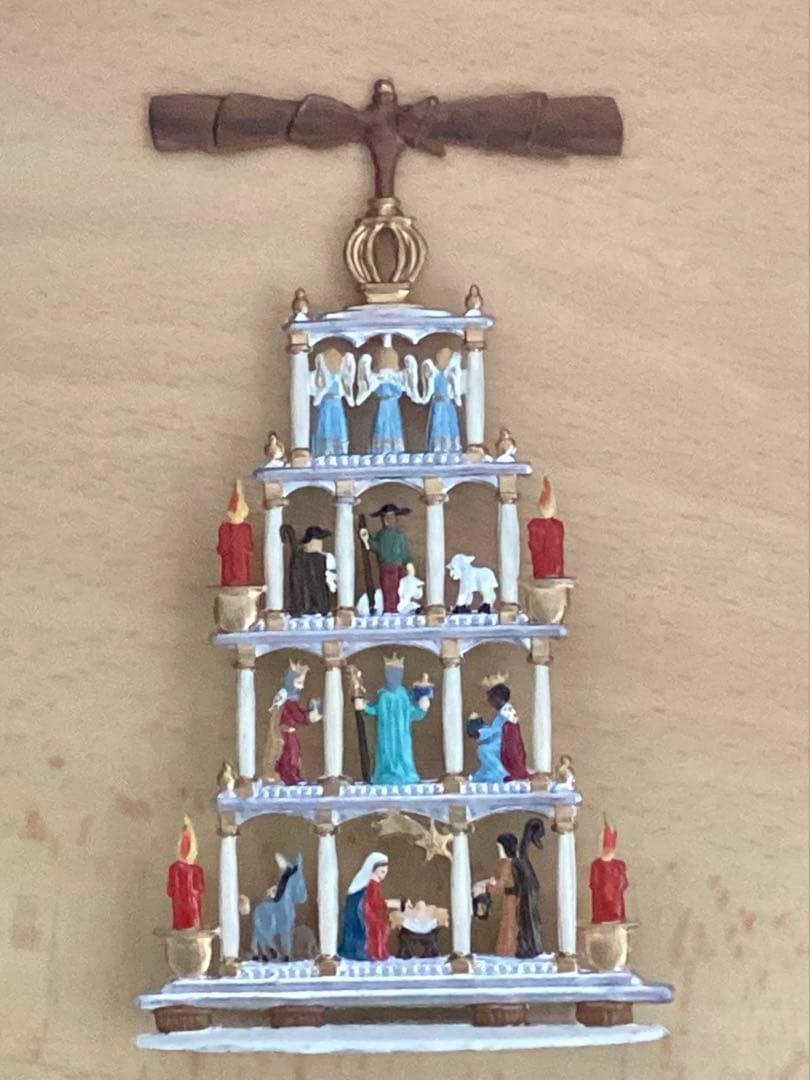 【美品】ヴィルヘルム・シュヴァイツァー　錫製　クリスマス飾り