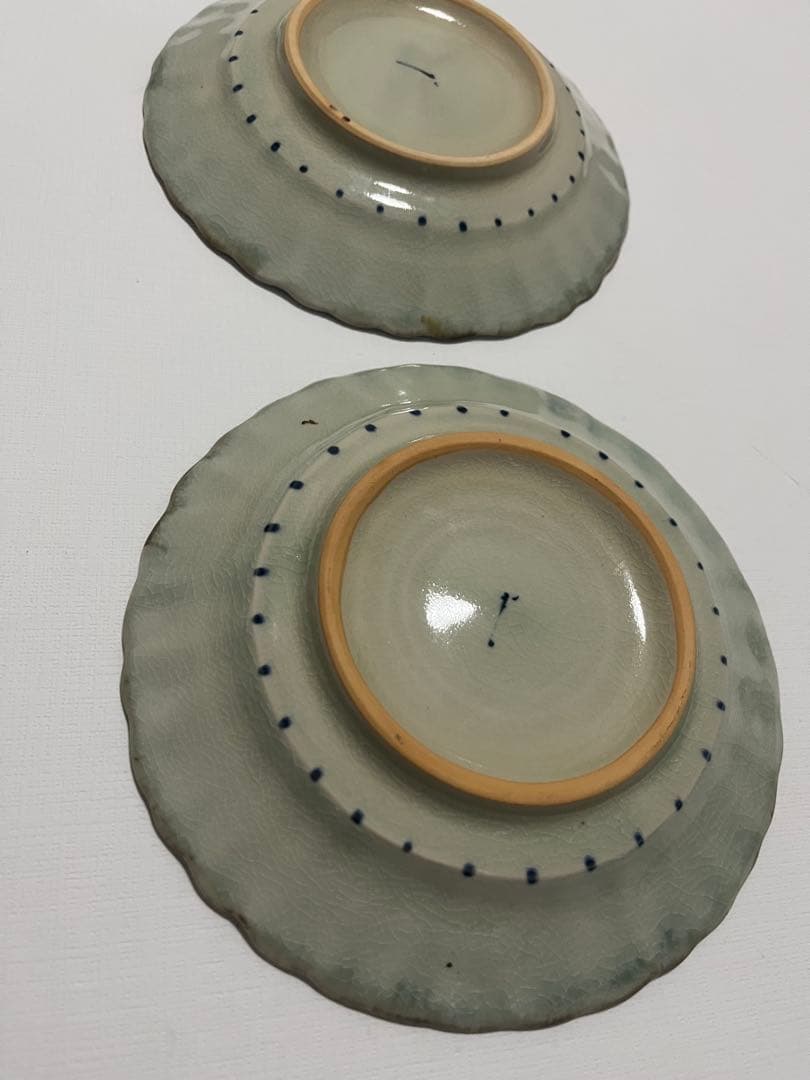 石井桃子　五寸輪花皿　2枚