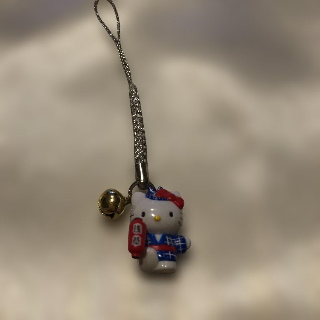 ハローキティ ご当地ストラップ 鈴付き 浅草Ve. - メルカリ