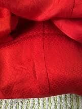 まとめ売り！長襦袢　アンティーク　着物　赤　大正ロマン　正絹　絞り　シルク