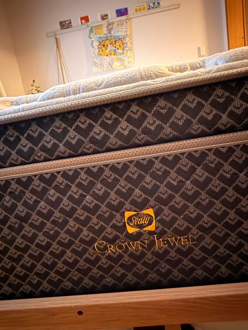 【美品】シーリー クラウンジュエル ガーナイトIV セミダブル　2025年末購入