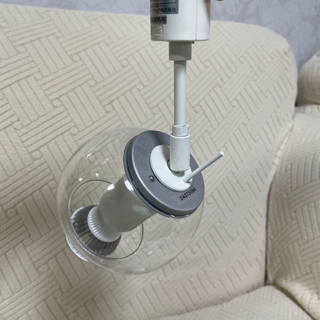 中古スポットライト5台 ガラスセード付き LEDランプつき 中古 【中古