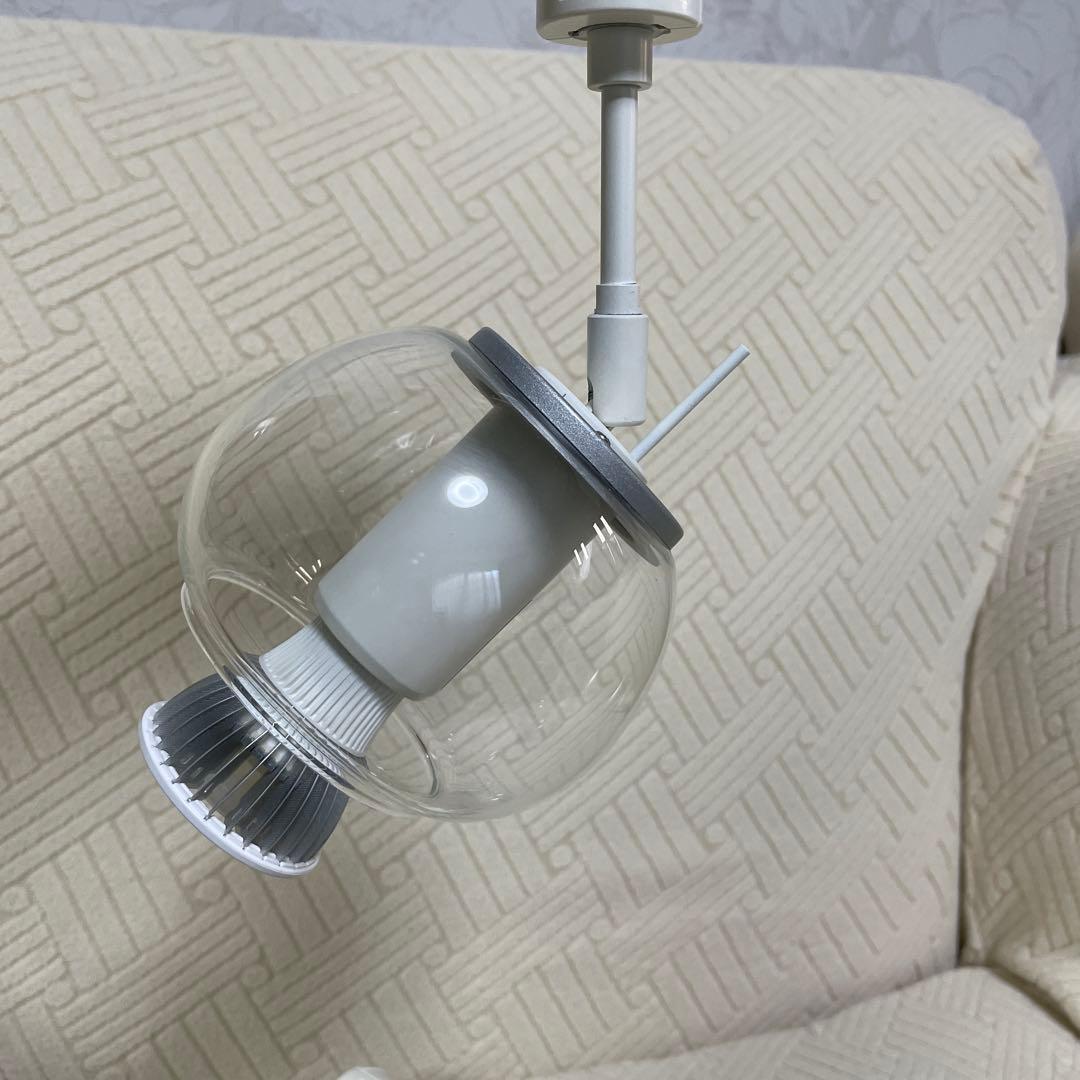 中古スポットライト5台 ガラスセード付き LEDランプつき 中古 【中古