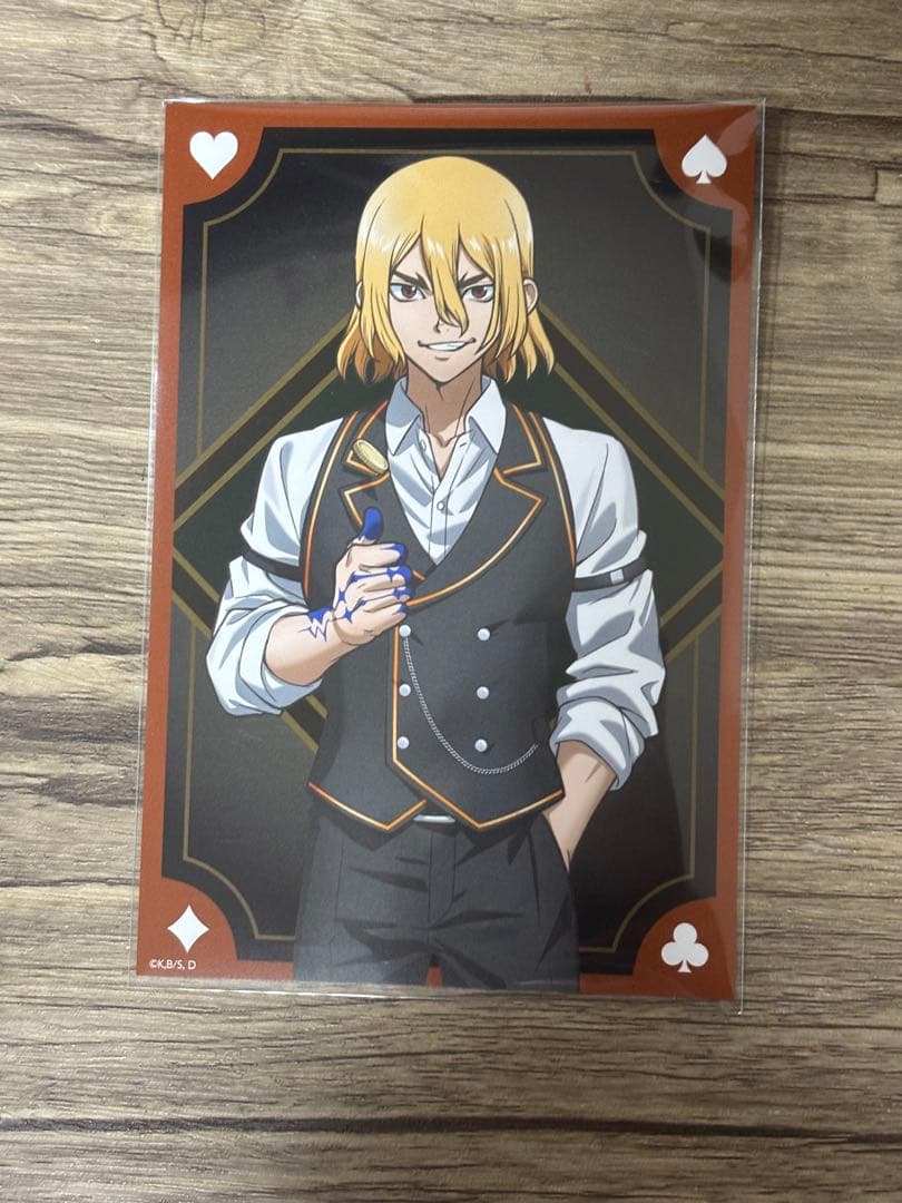 ドクターストーン まるくじ 七海龍水 アクリルブロック 缶バッジ