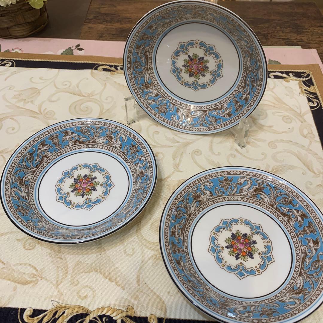 未使用　ウェッジウッド フロレンティーン　ターコイズ　12.8cmボウル　6枚