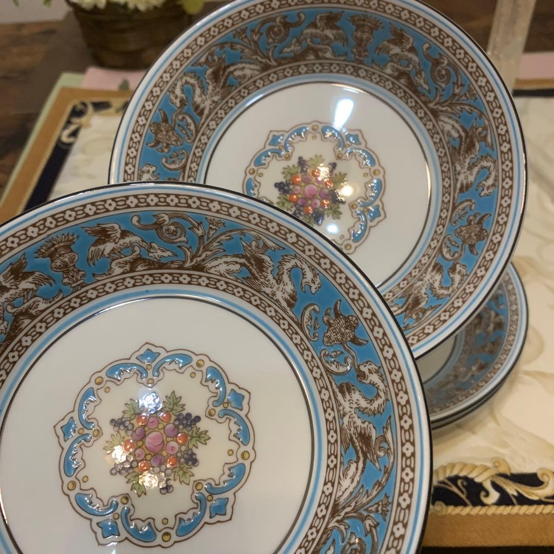 未使用　ウェッジウッド フロレンティーン　ターコイズ　12.8cmボウル　6枚