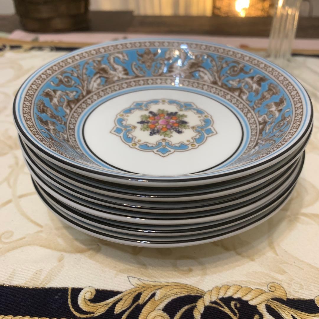 未使用　ウェッジウッド フロレンティーン　ターコイズ　12.8cmボウル　6枚