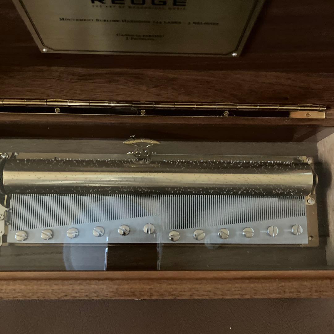 リュージュ オルゴール144弁　曲目　カノン　共鳴箱おつけします。