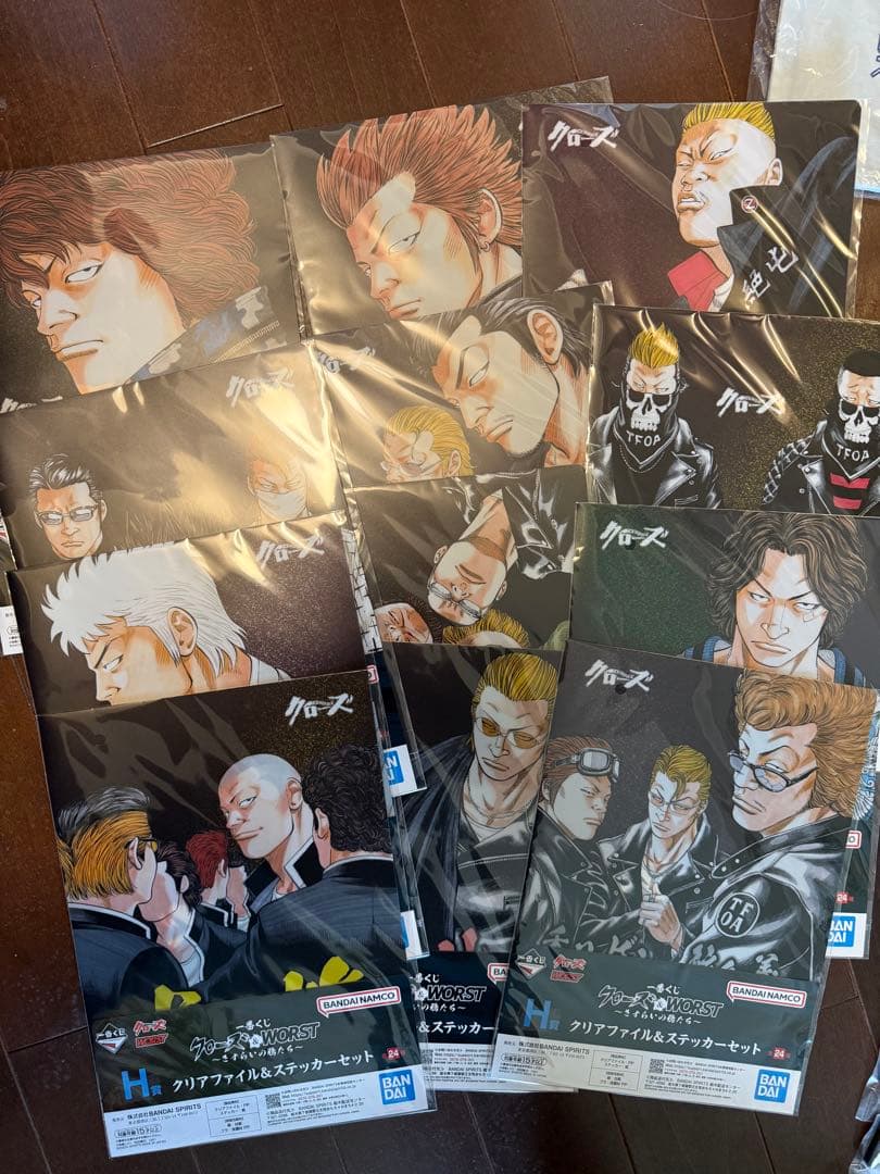 一番くじ クローズ&WORST さすらいの鴉たち H賞 12枚 - メルカリ