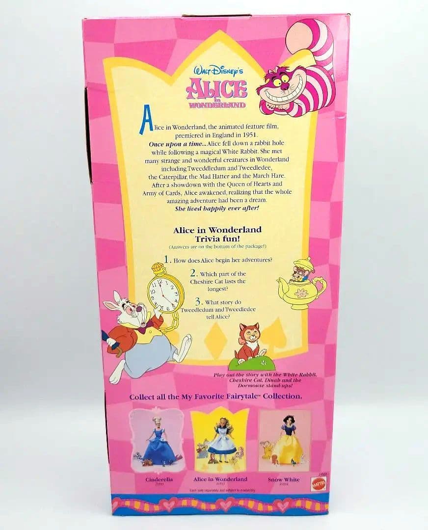 ■マテル社　ディズニークラシック　不思議の国のアリス　バービー　人形