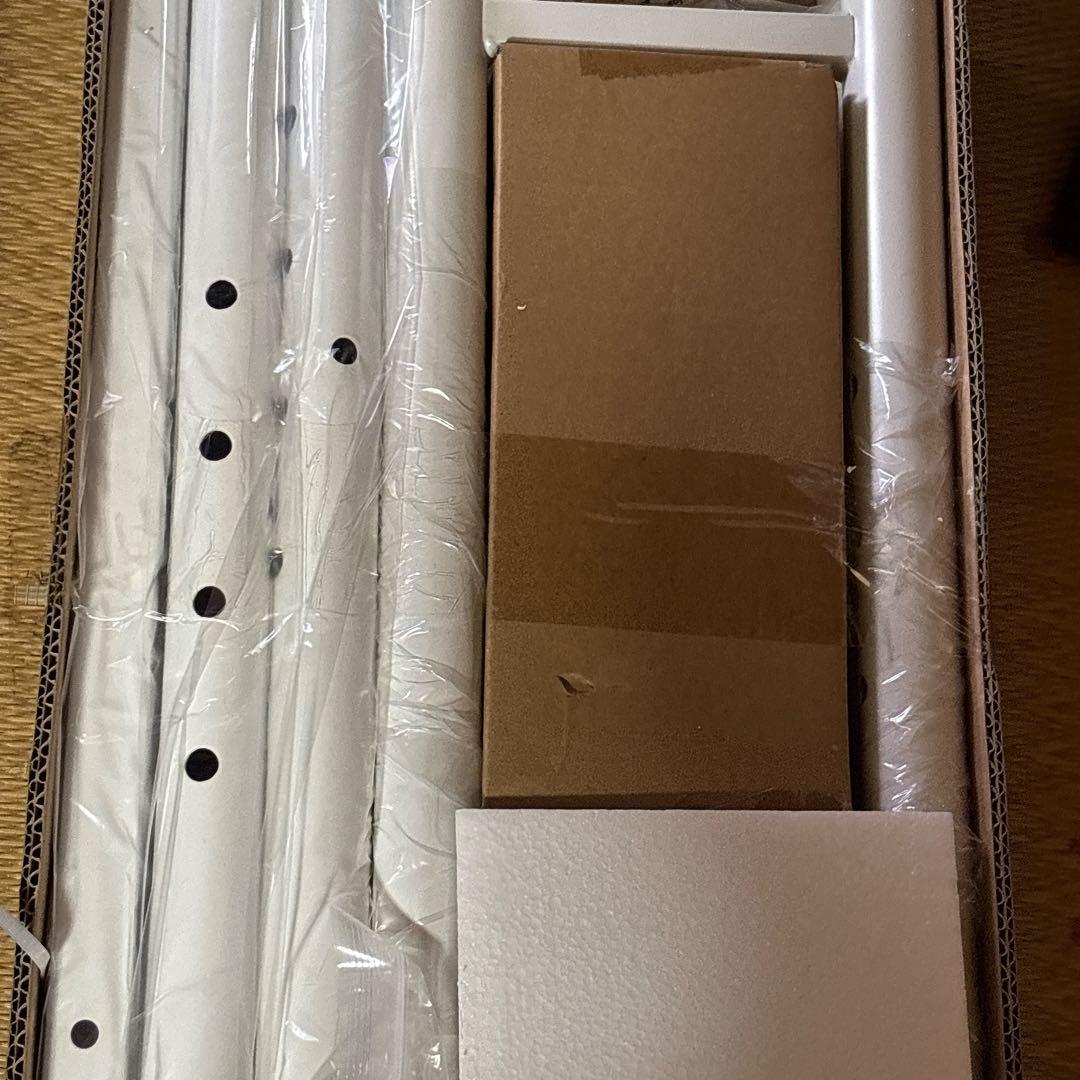 ベッドフレーム シングル パイプベッド USB充電付き 2段階高さ調整